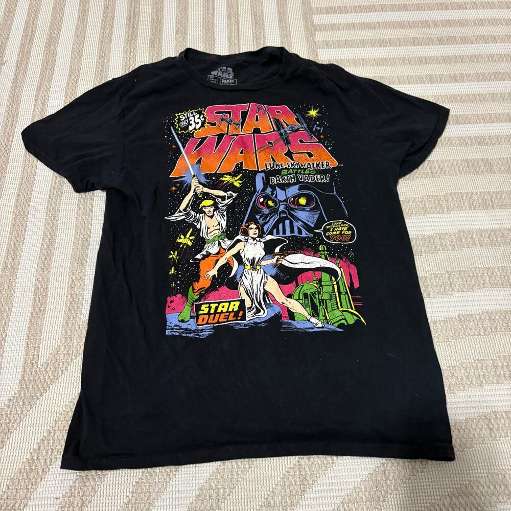 Star Wars Women's Medium Graphic Black T-Shirt